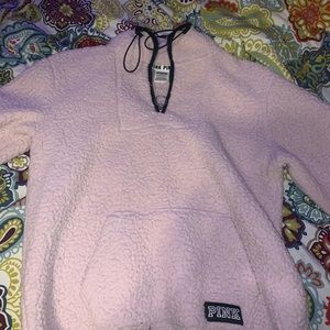 PINK sherpa pullover